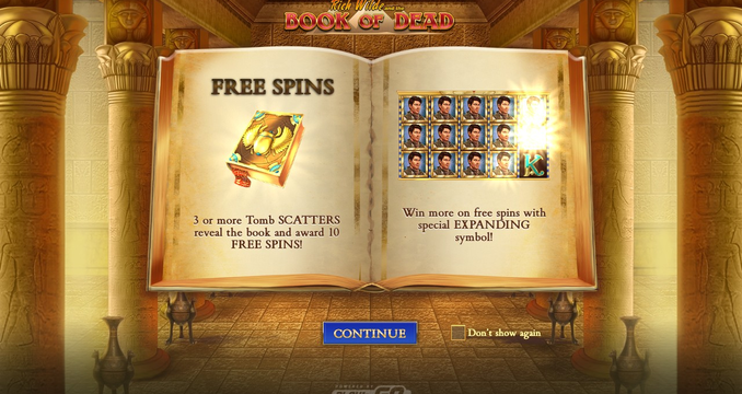 Book of Dead — Card