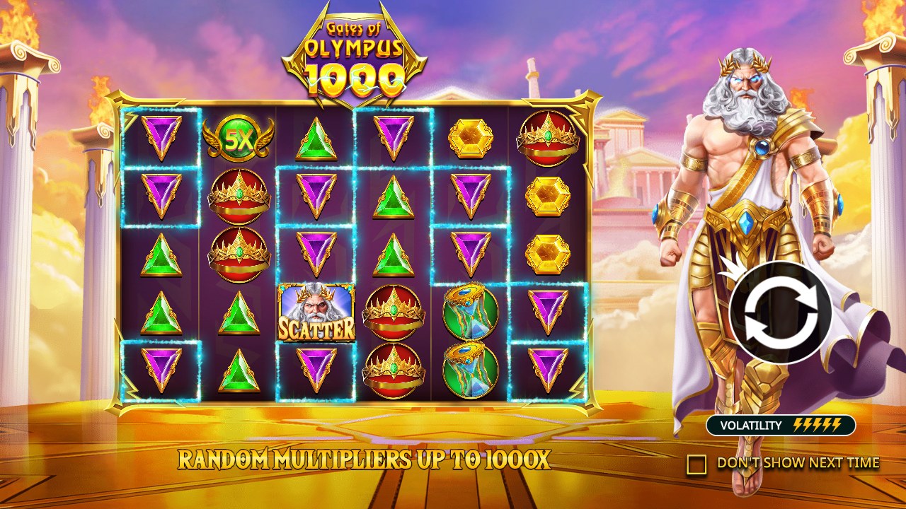 Gates of Olympus 1000 — معرض الديمو والترويج